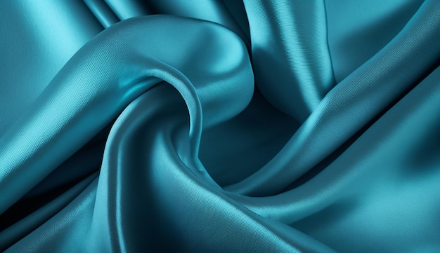 Photo blue fabric cloth background texture