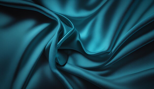Фото Текстура фоновой ткани из синей ткани