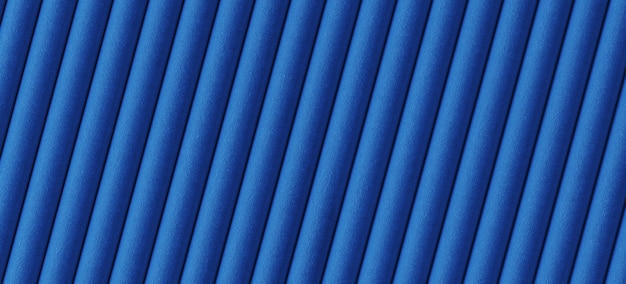 Blue fabric geometric background. 3d rendering illustration.