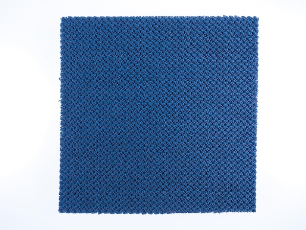 Blue fabric sample