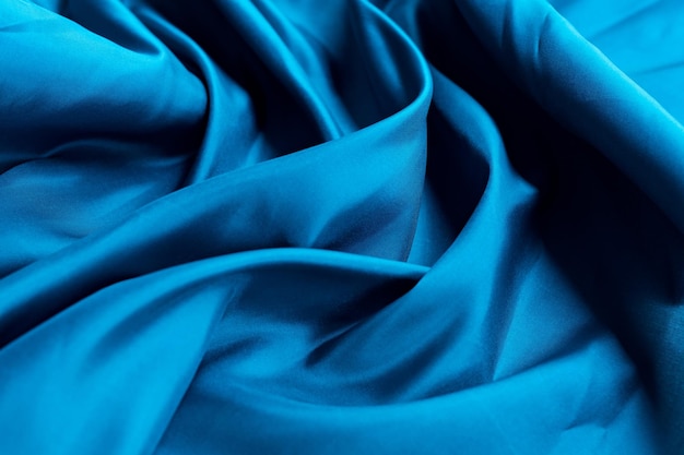 Blue fabric texture background abstract closeup texture of clothxA