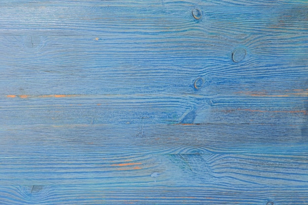 Blue faded painted wooden texture background and wallpaper Horizontal composition