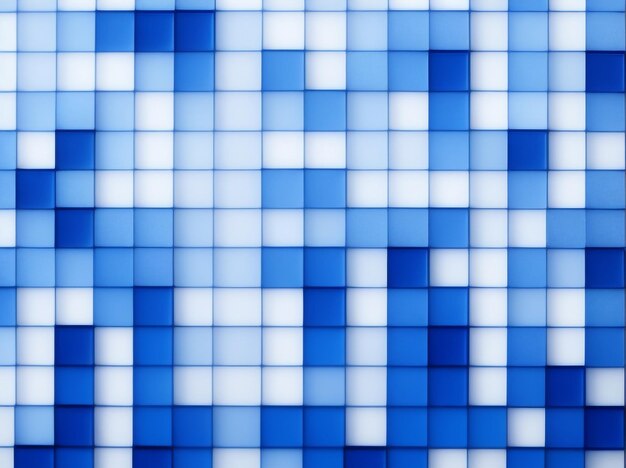 Photo blue fading pixel square modern abstract background