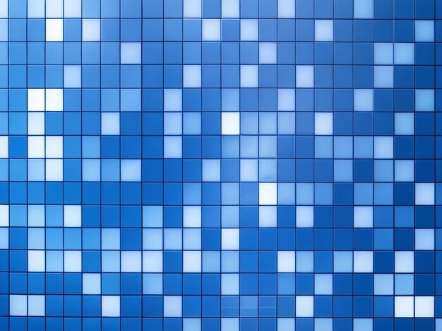 Blue Fading Pixel Square Modern Abstract Background