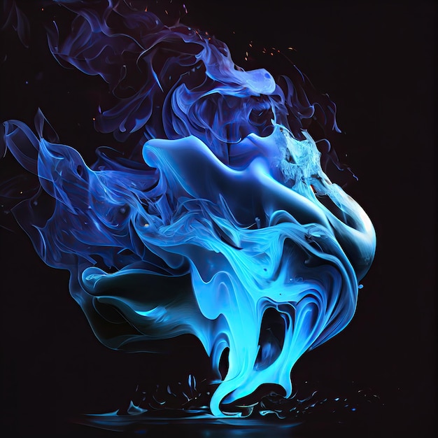 Blue flame Generative AI