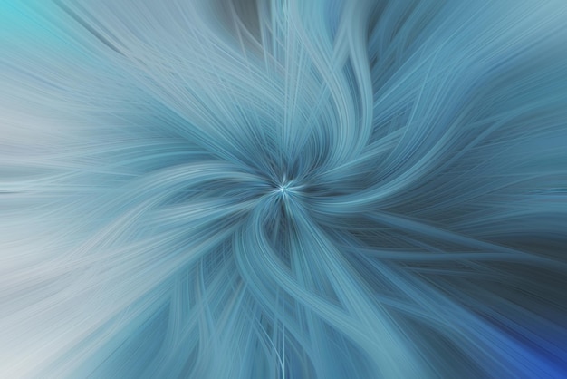 blue floral waves abstract background