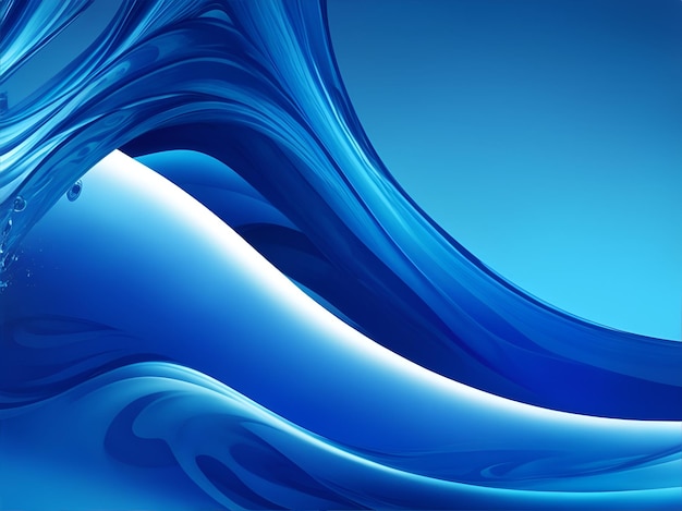 A blue flow wallpaper