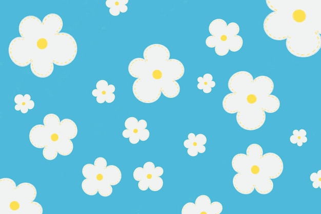 Photo blue flower background