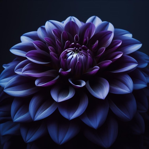 blue flower illustration