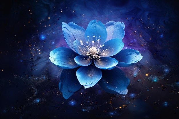 우주의 푸른 꽃