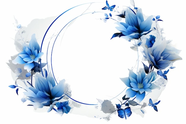  ⁇  배경 에 있는 파란색 꽃 꽃받침
