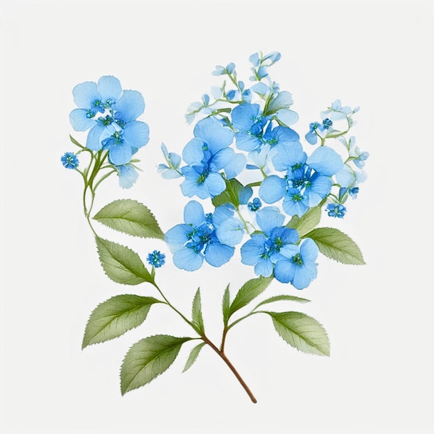 blue flower