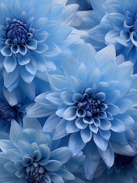 Blue flowers