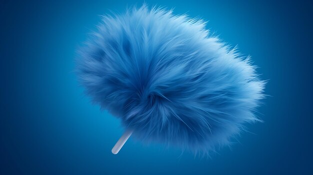 Blue fluffy 3d arrow top right icon awardwinning