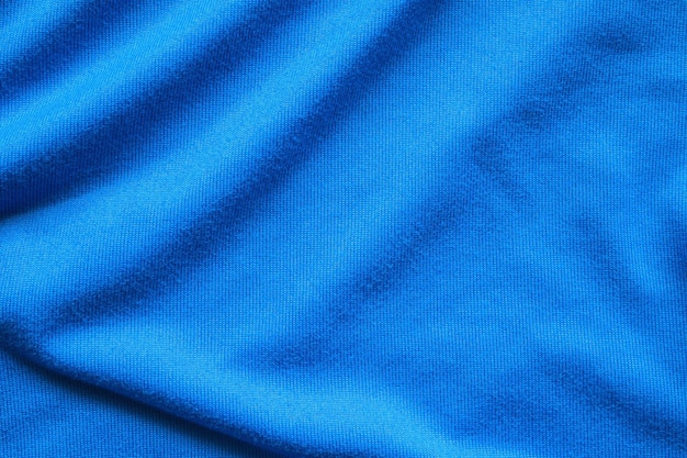 Blue football jersey clothing fabric texture sports wear background