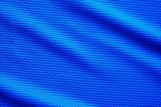 Синий футбольный джерси одежда ткань текстуры спортивная одежда