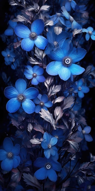 blue forest flower