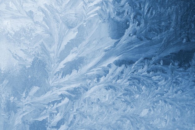 Blue Frost Crystal Texture achtergrond