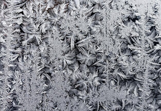 Blue Frost Crystal Texture Background