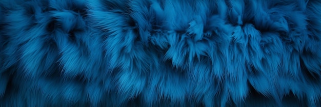 Blue fur creative abstract photorealistic texture screen wallpaper digiral art abstract bright surface background ai generated vibrant texture pattern