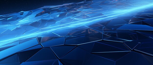 Blue futuristic and technological background Wallpaper