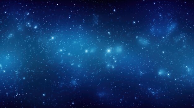 blue galaxy background with stars