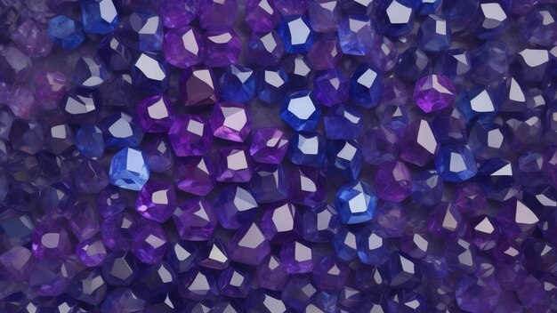 Blue Gemstones background Generative AI