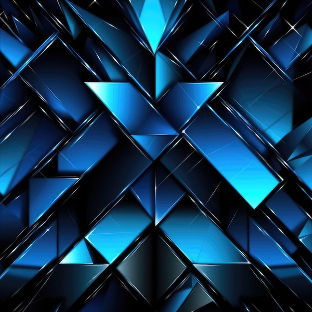 Blue geomatric shapes patterns background