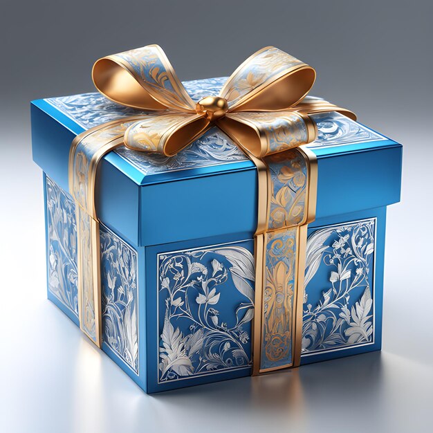 blue gift box