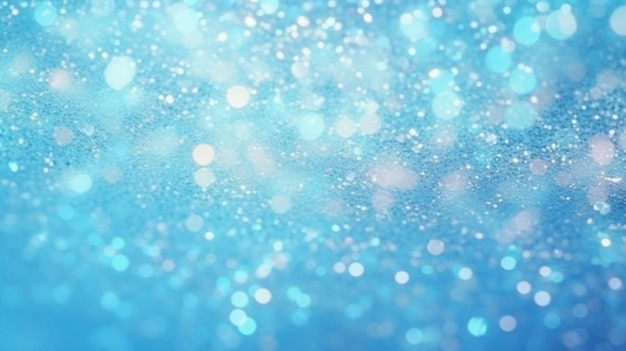 Blue glitter background