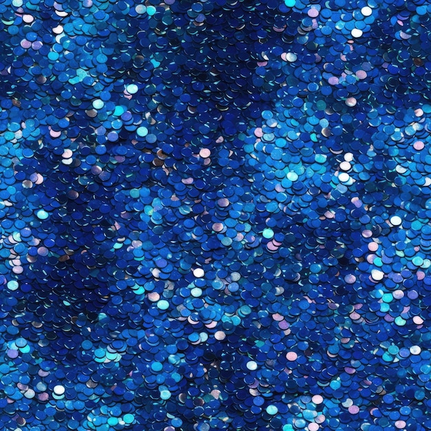 Blue Glitter Texture