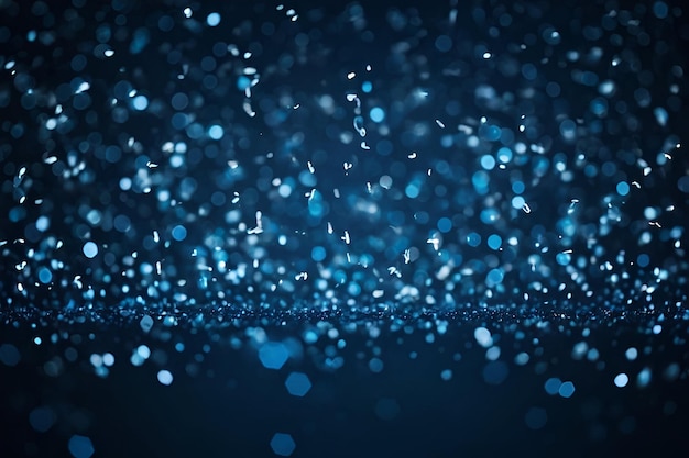 blue glow particle abstract bokeh background