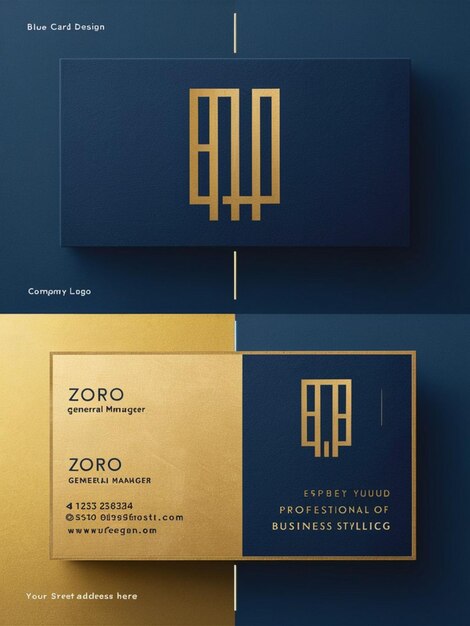 a blue and gold ad for zigzag