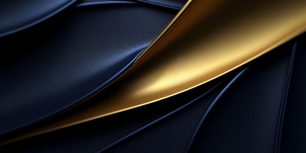 Blue and gold background with a gold stripe