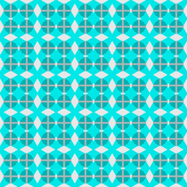 A blue and gold background with a pattern of diamonds.