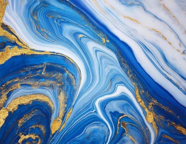blue and gold marble texture