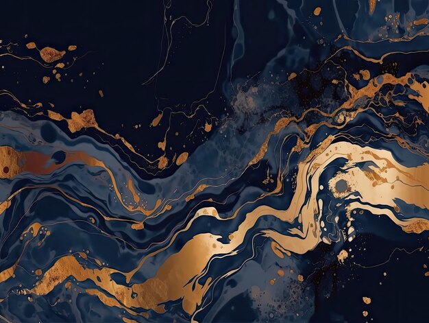 A blue and gold marble wallpaper that is a great background for your iphone.