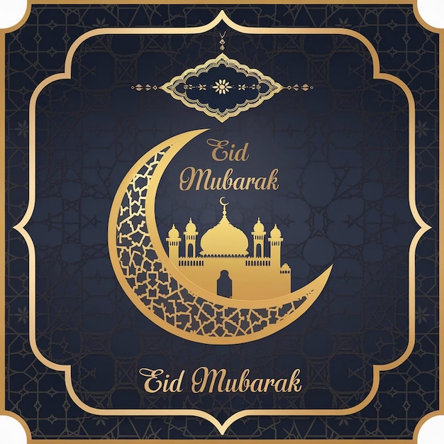 a blue and gold sign that says quot mosque quot