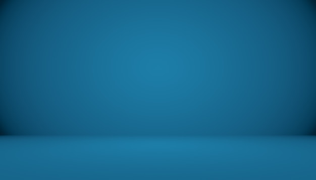 Blue gradient abstract background empty room with space for your text and picture