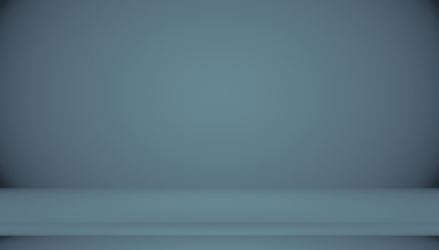 Blue gradient abstract background empty room with space for your text and picture.