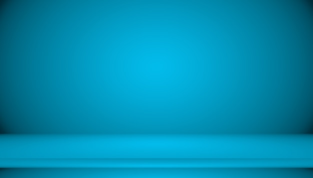 Blue gradient abstract background empty room with space for your text and picture