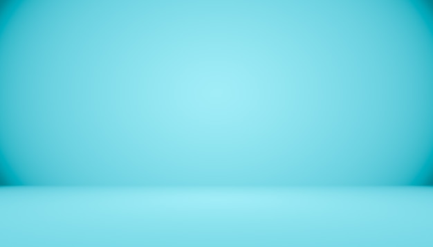 Blue gradient abstract background empty room with space for your text and picture.