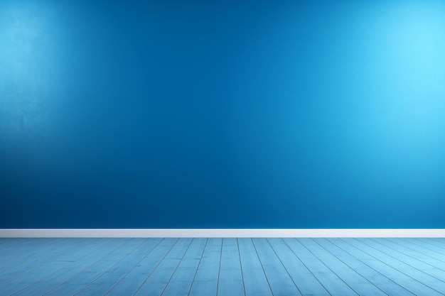 blue gradient background and empty space