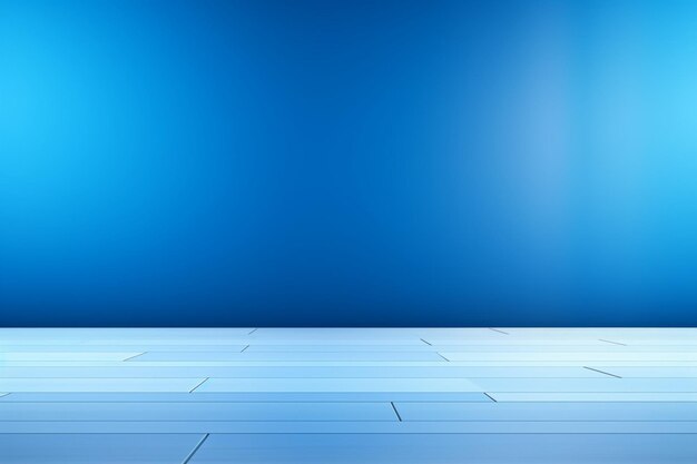 Photo blue gradient background and empty space