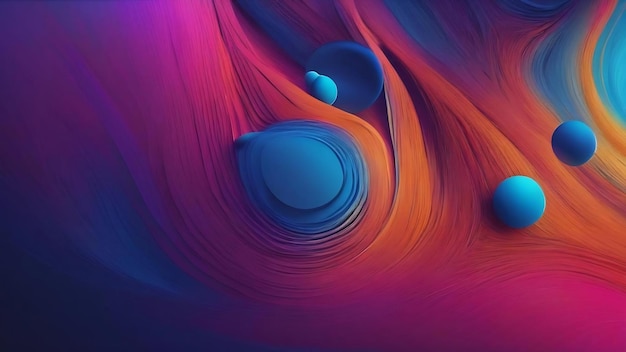 Blue gradient background vertical design illustration