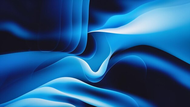 Голубой градиент расфокусированный абстрактный фон