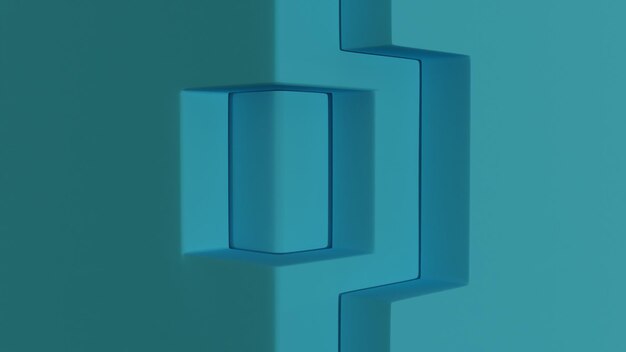 Фото Детальный подиум с голубым градиентом для демонстрации продукта