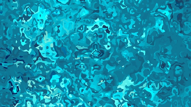 水の中の泡のパターンを持つ青と緑の抽象的な背景。
