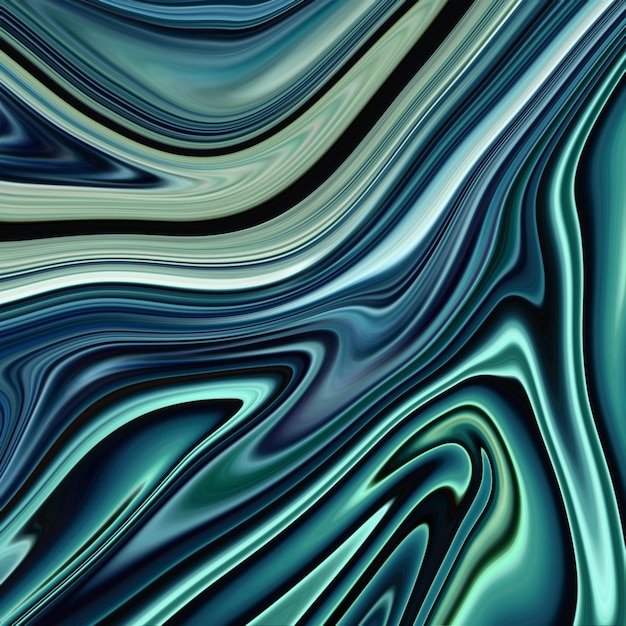 A blue and green abstract background with a pattern of lines and shapes.