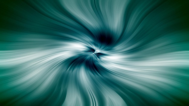 A blue and green abstract background with a white cross in the center.